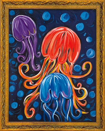 3 Jellies Embossed Frame