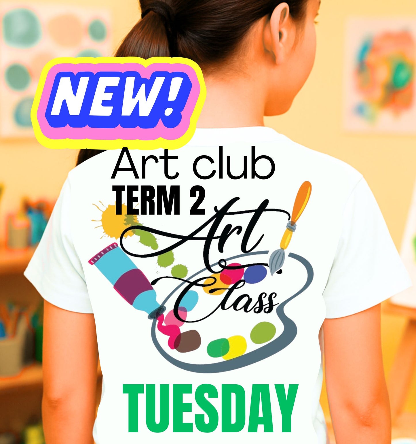 Art Class Brisbane Wednesday Term 3 Art Club 5-10 years / 10 weeks