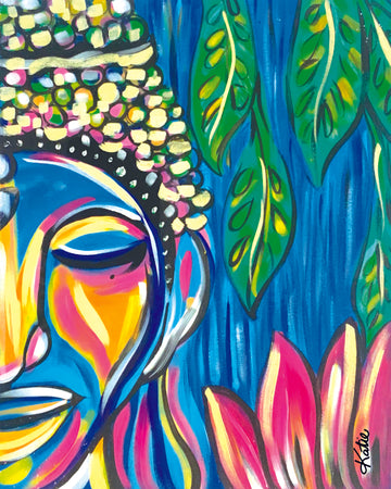 'Bhudda Bhudda' Paper Print