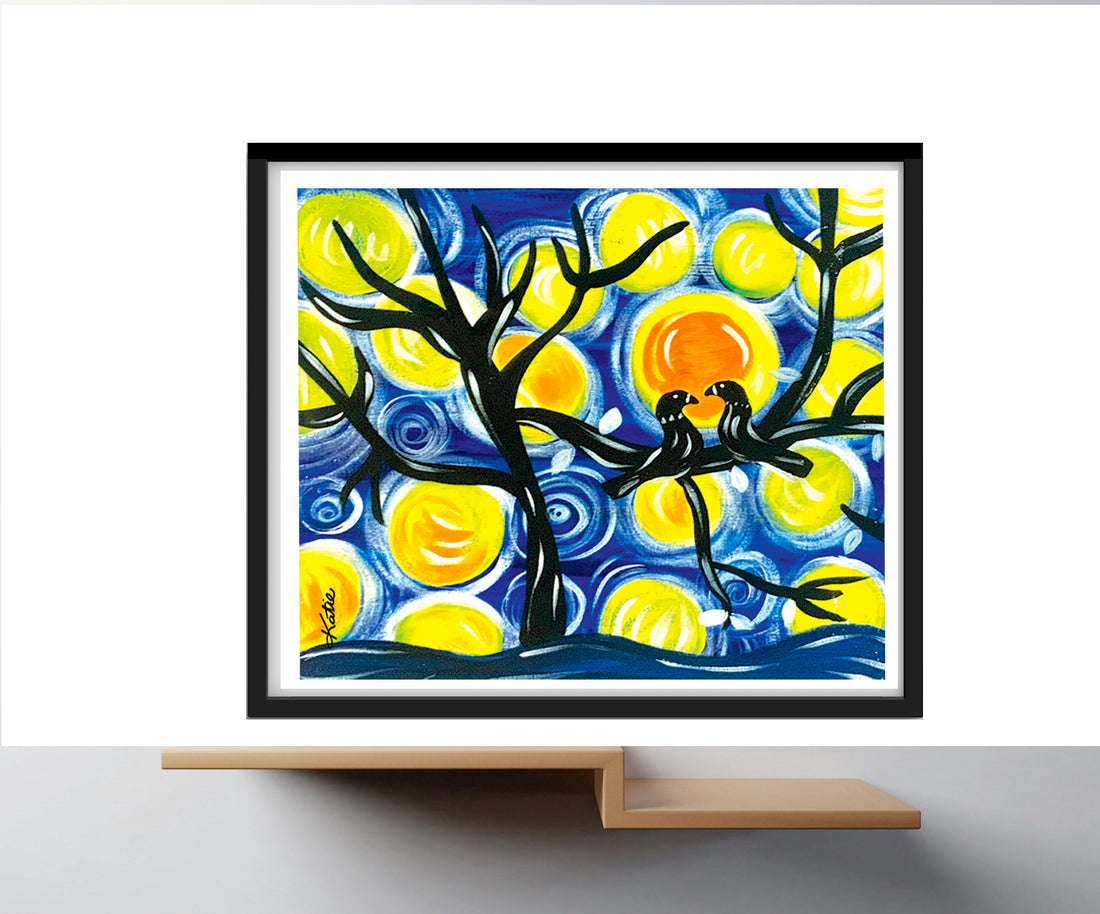 'Birds Of A Feather' Paper Print