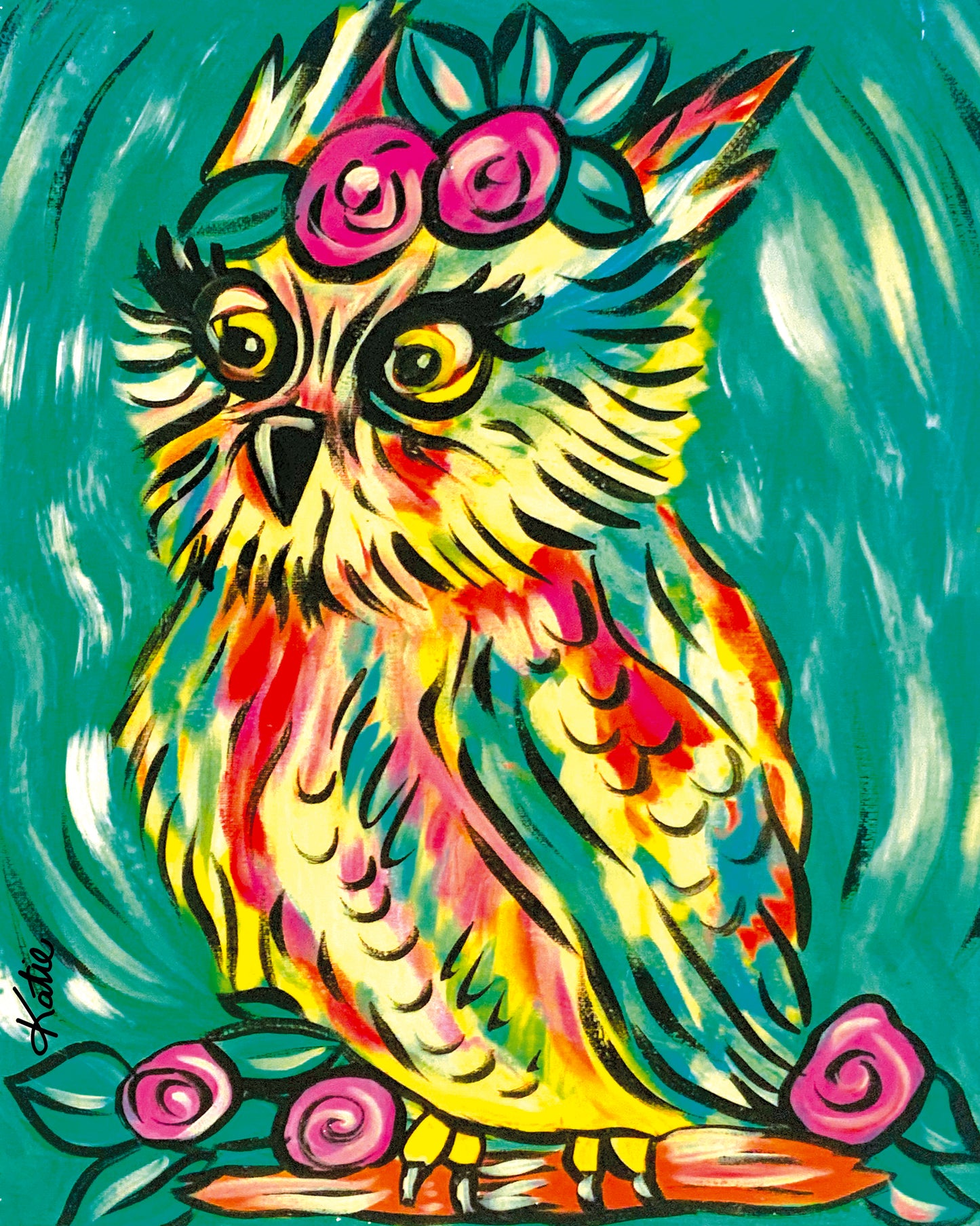 Coloured Owl