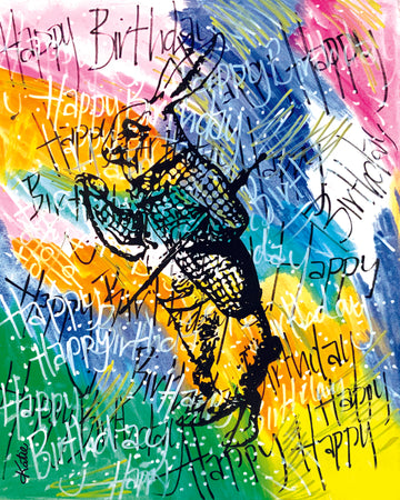 'Down The Rabbit Hole' Paper Print