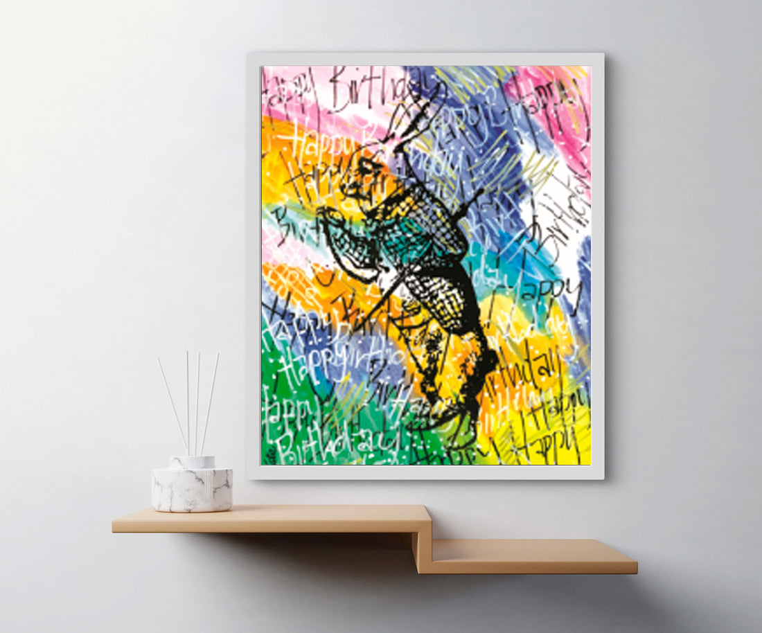 'Down The Rabbit Hole' Paper Print