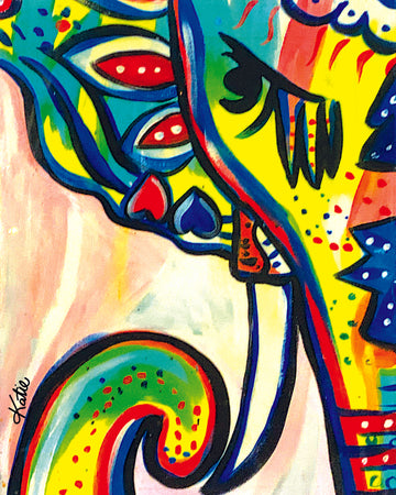 'Elephant' Paper Print