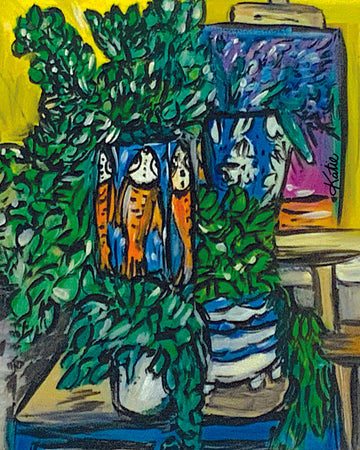 'Fish Still Life Portrait' Paper Print