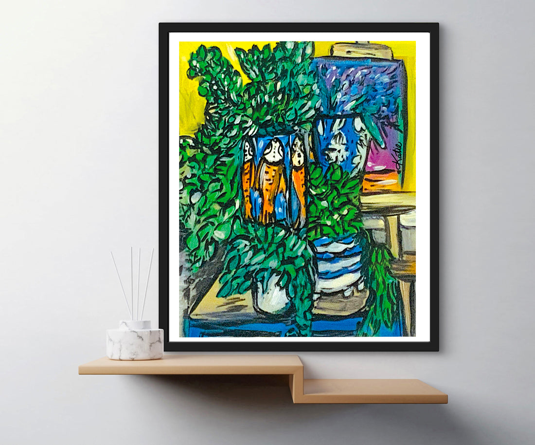 'Fish Still Life Portrait' Paper Print