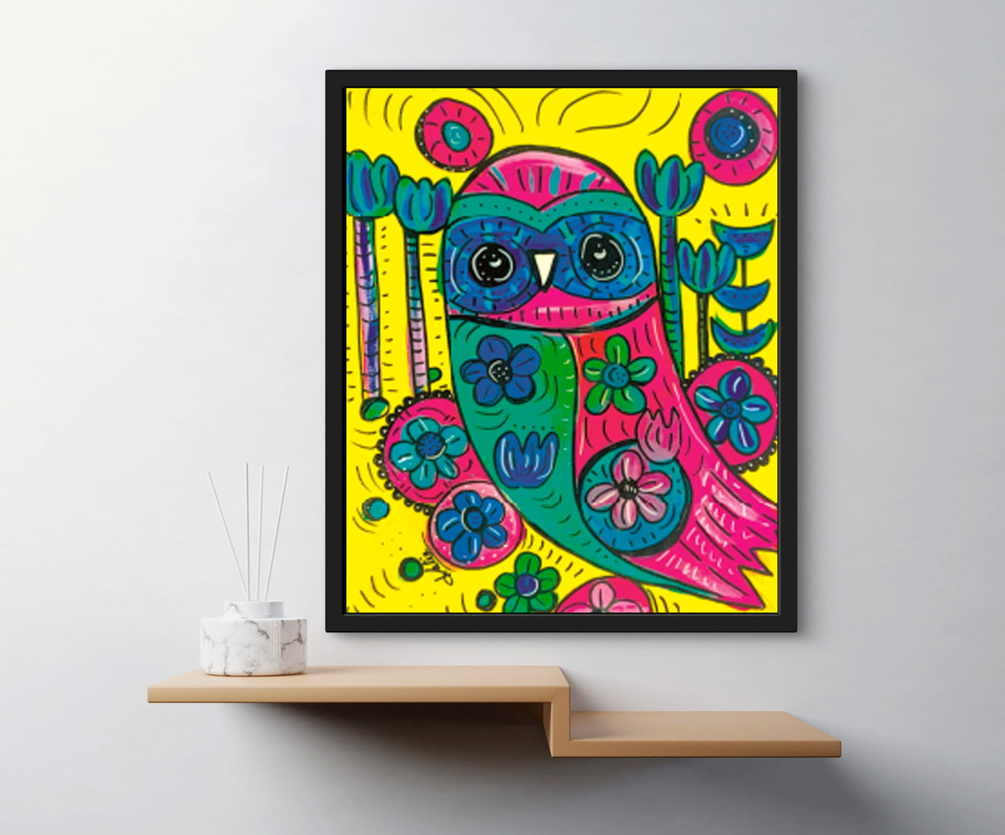 Floral Owl