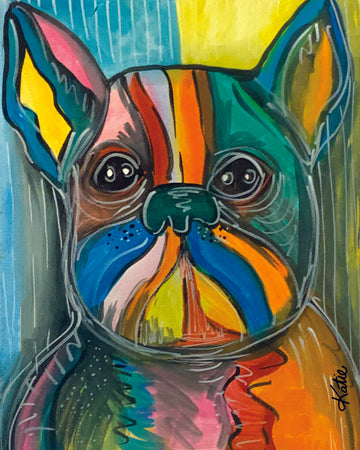 'French Bulldog' Paper Print