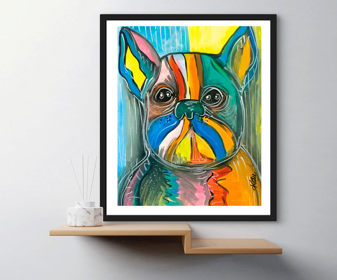 'French Bulldog' Paper Print