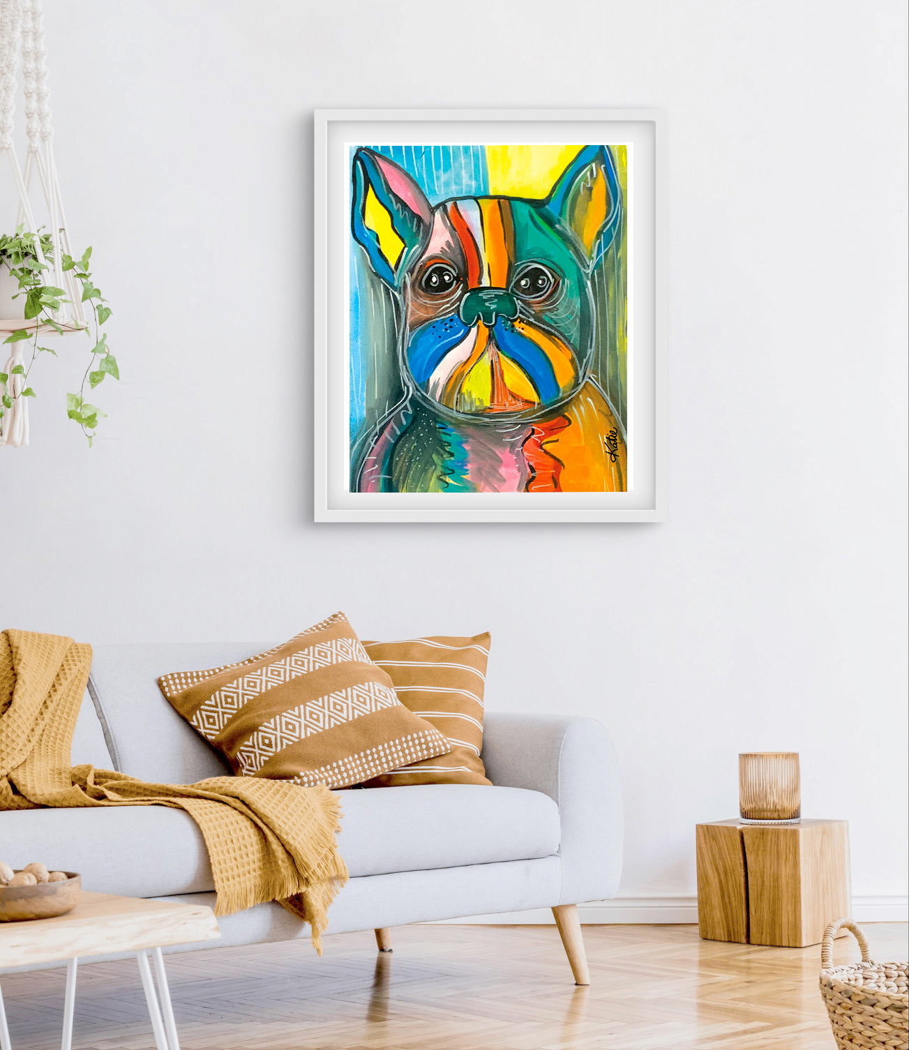 'French Bulldog' Paper Print