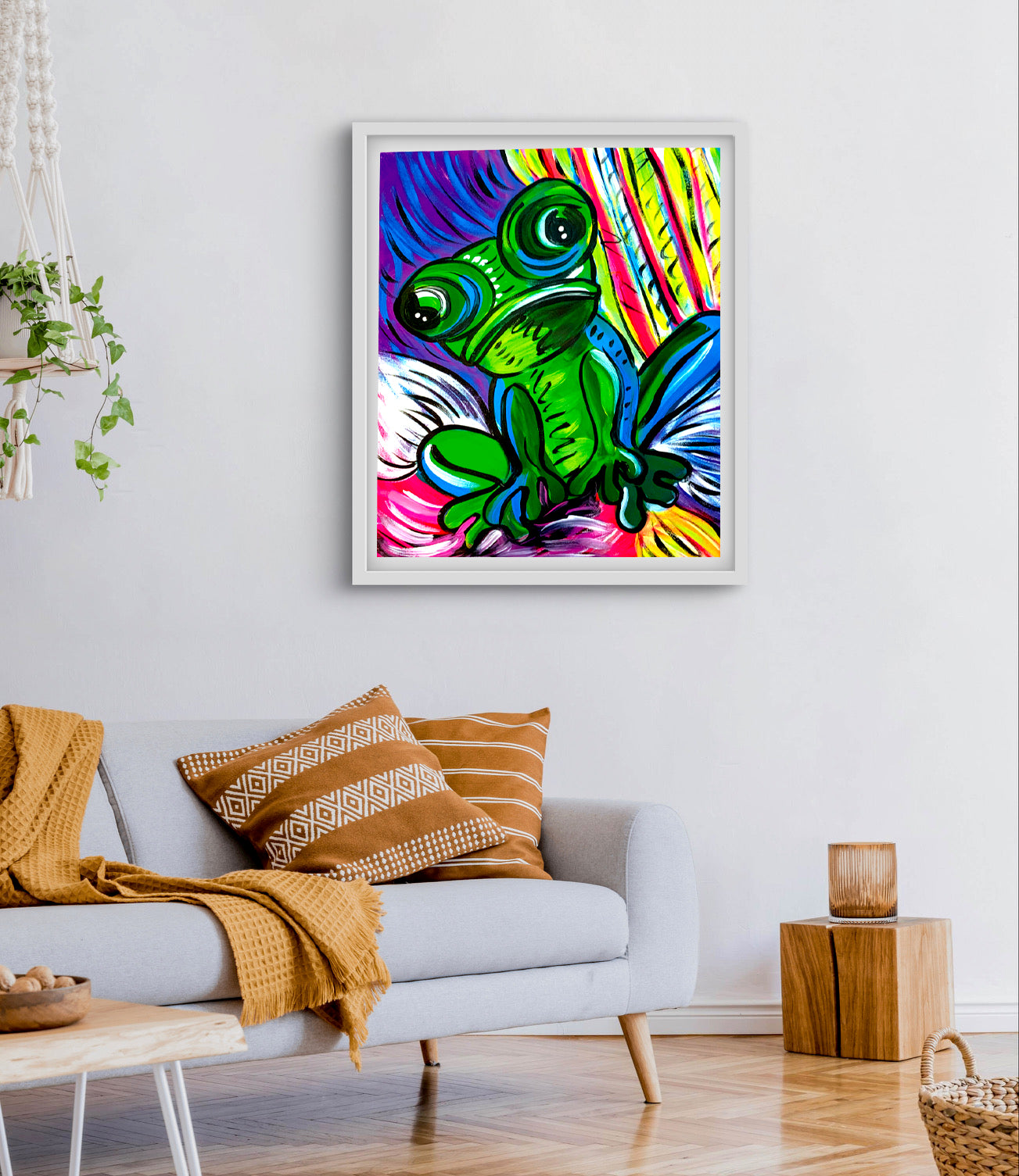 'Funky Frog' Paper Print