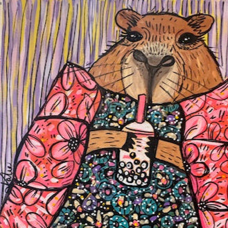 Wed Oct 1 l Yuki l Capybara Cafe Series