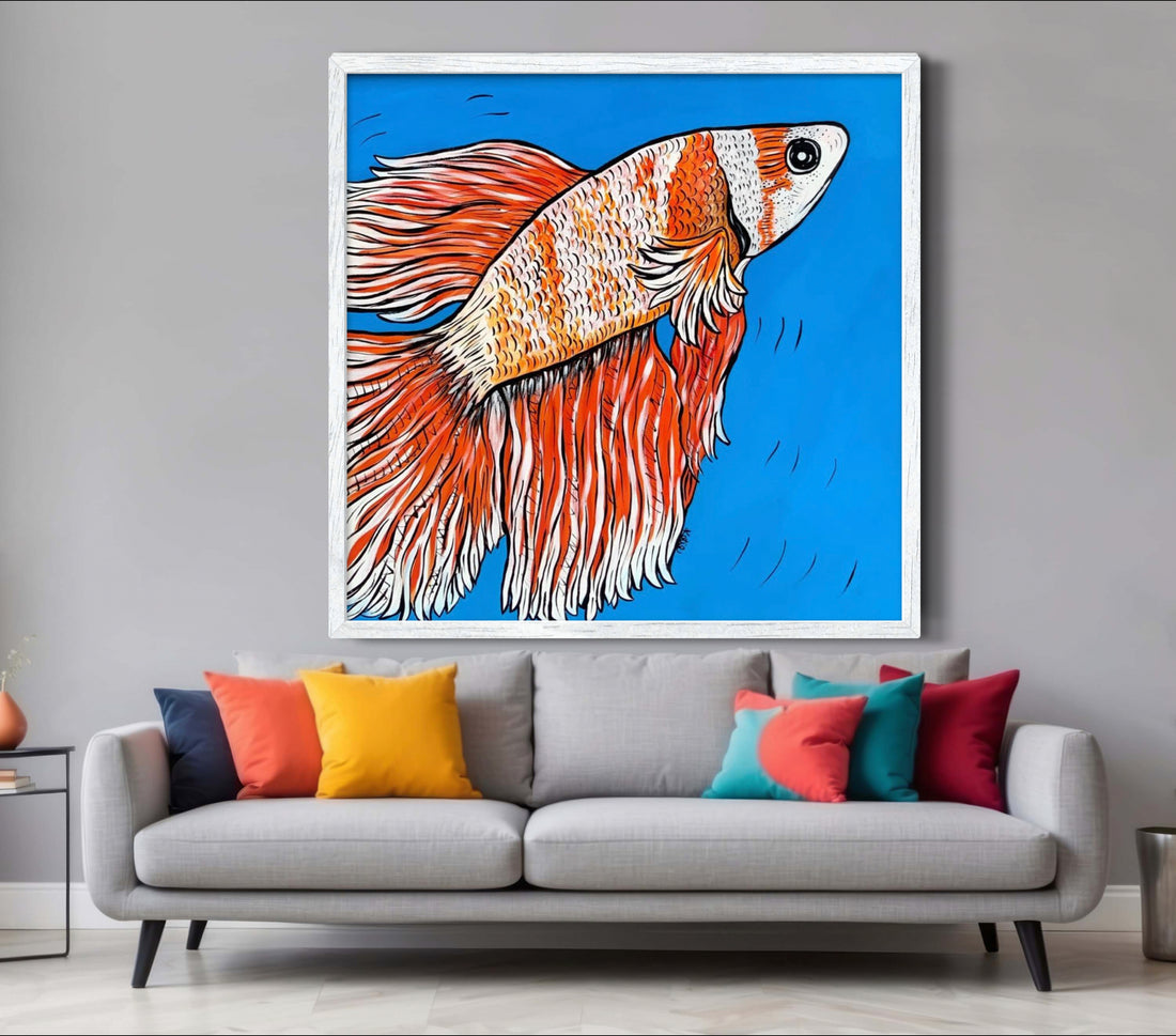 ORANGE & WHITE KOI