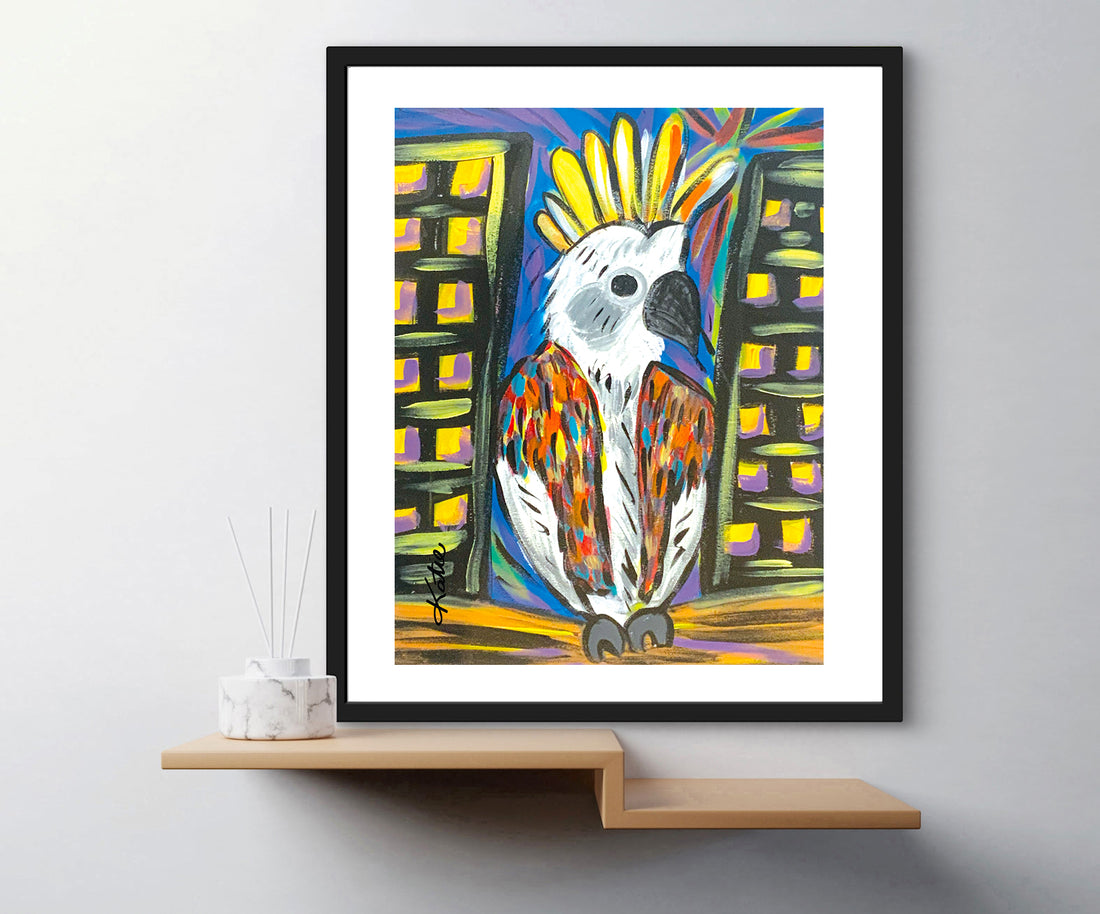 'Rockin Too Waistcoats' Paper Print