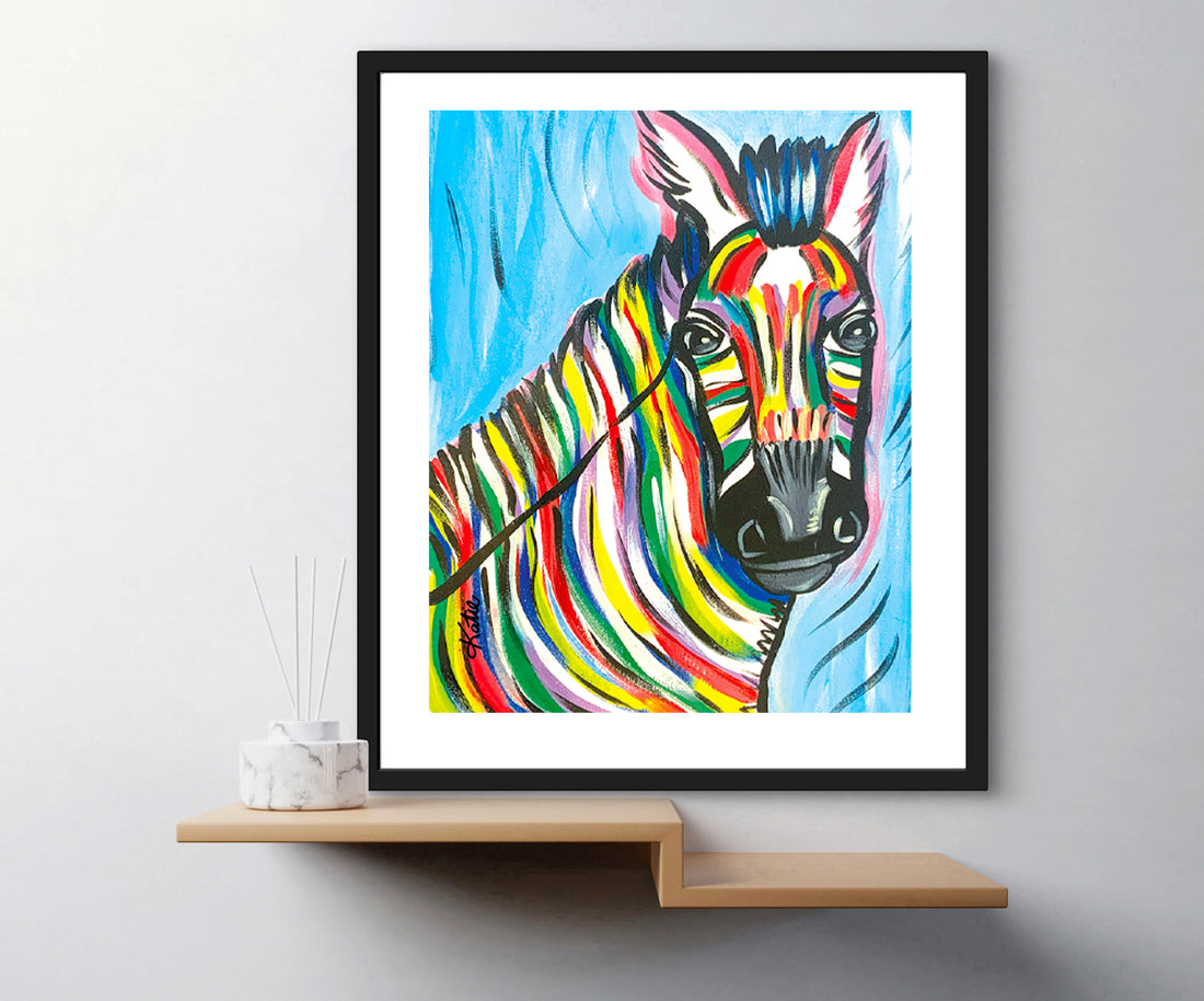 'Zebra Stripes' Paper Print