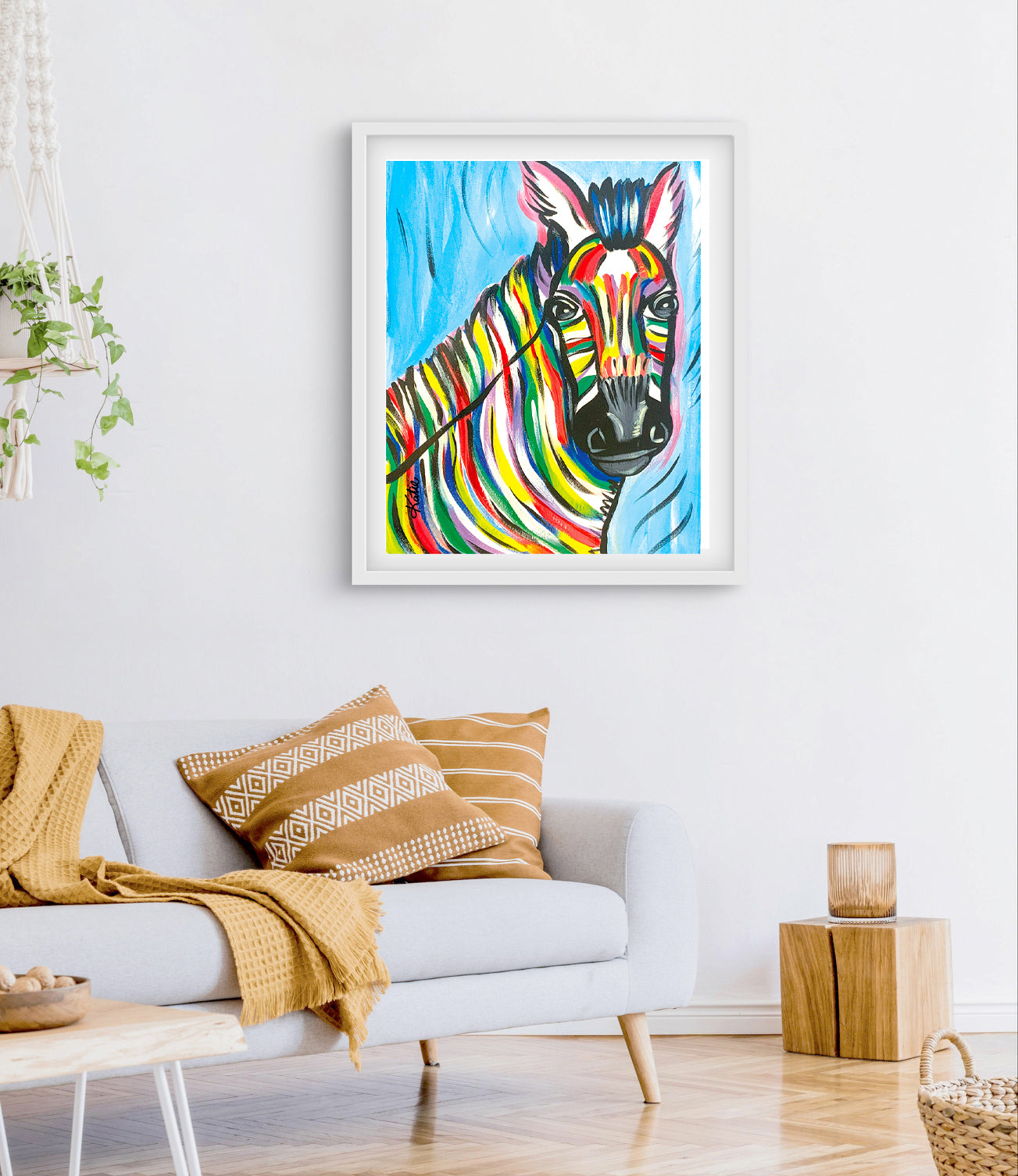 'Zebra Stripes' Paper Print