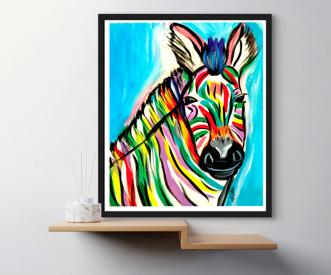 'Zebra Stripe' Paper Print