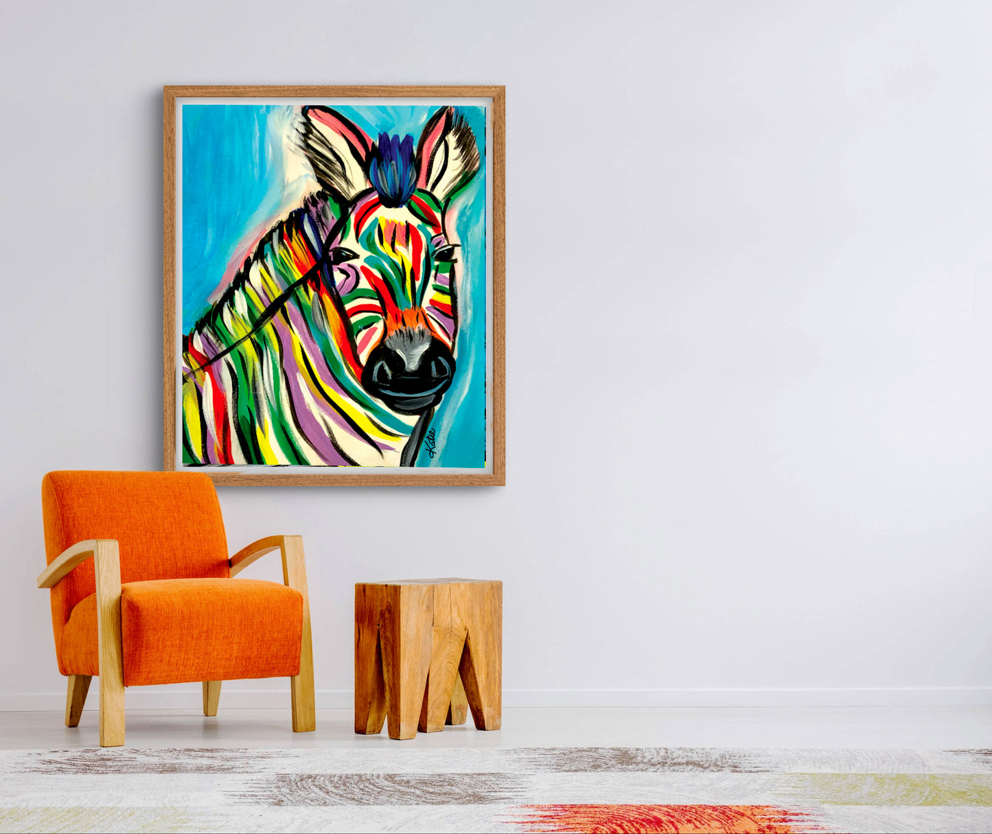 'Zebra Stripe' Paper Print
