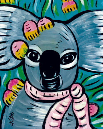'Koala Grey' Paper Print