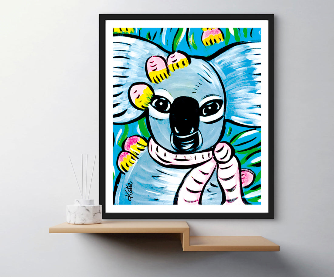 'Koala Grey' Paper Print