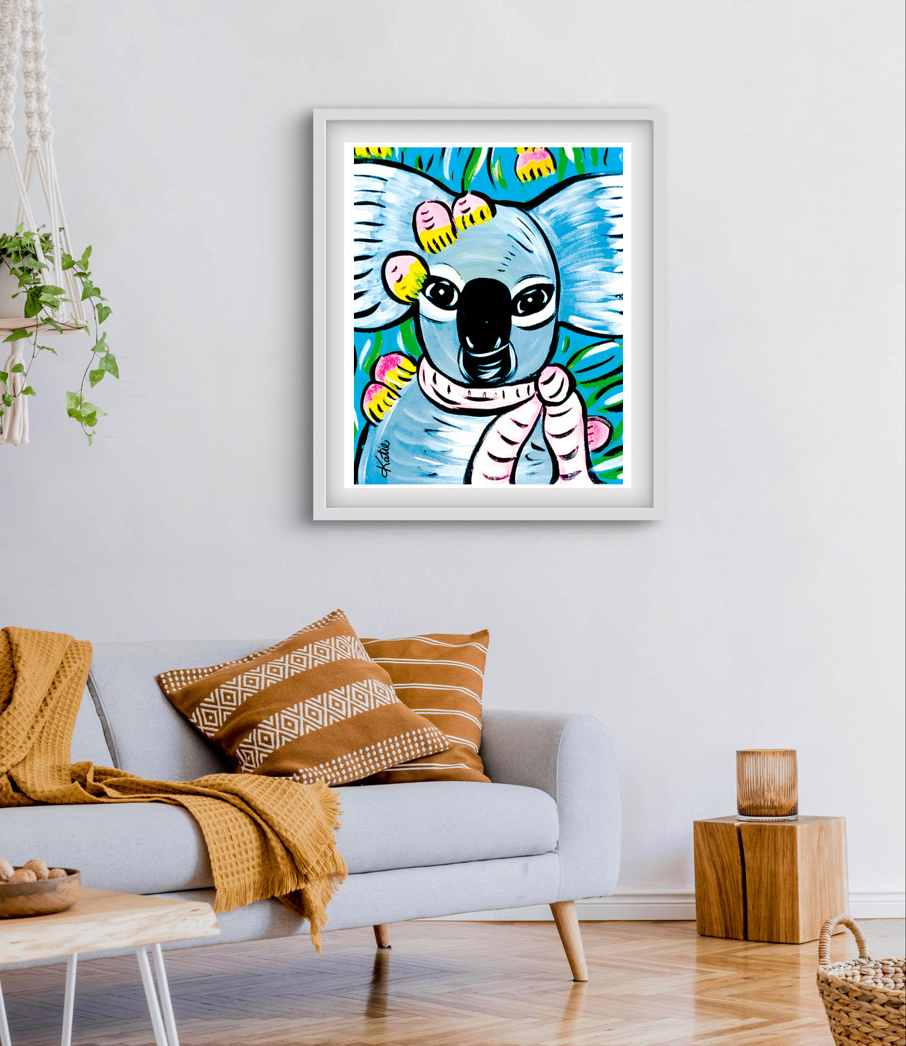 'Koala Grey' Paper Print