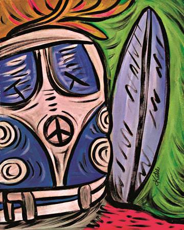 Volkswagon Kombi Blue