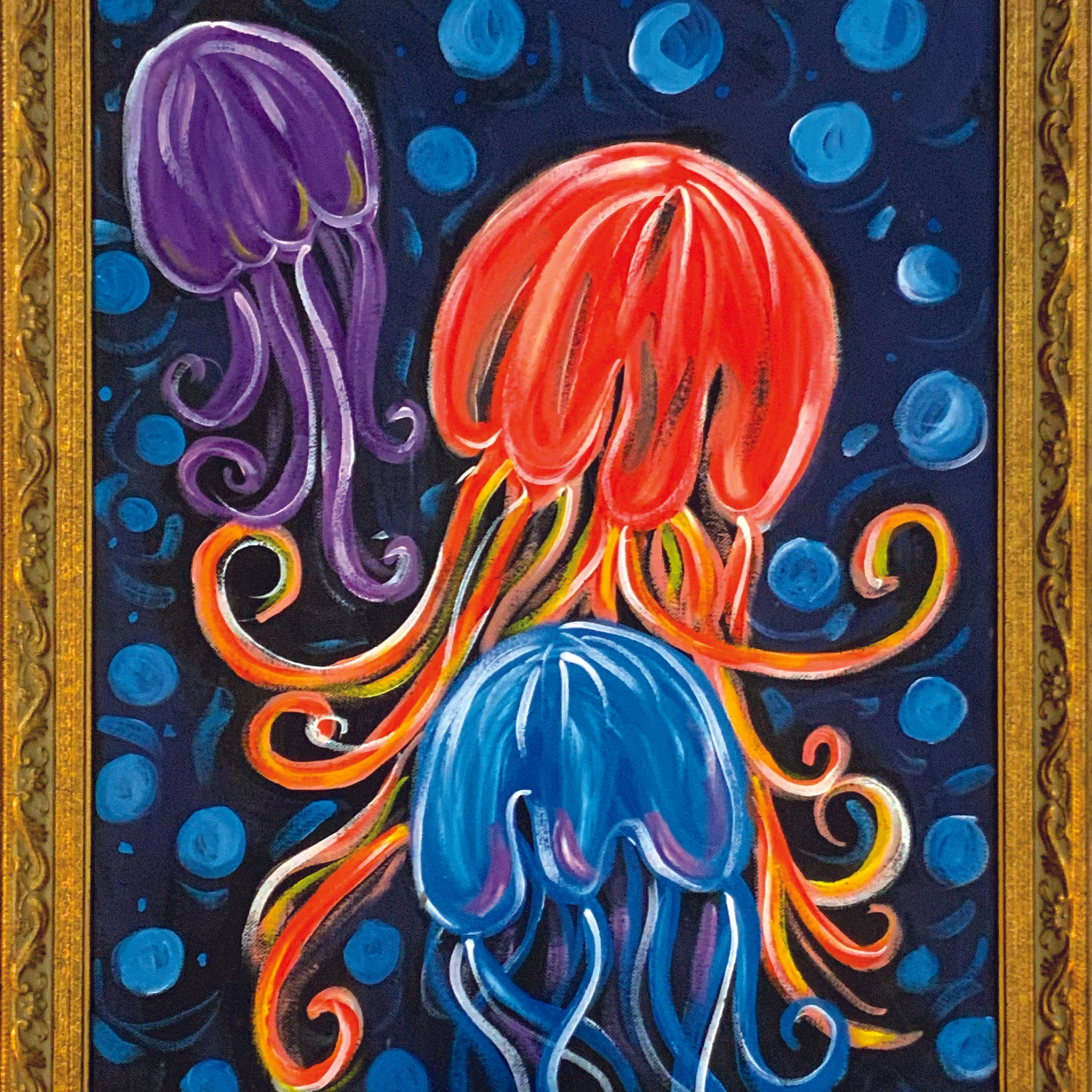 3 Jellies Embossed Frame