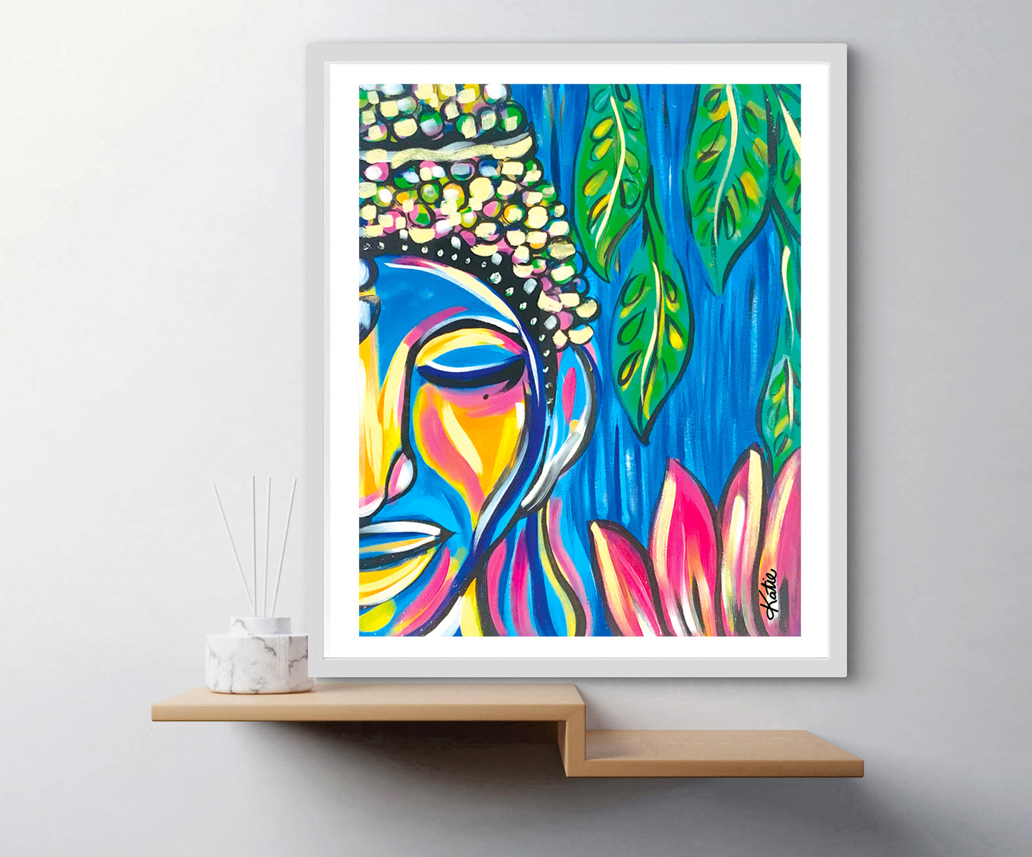 'Bhudda Bhudda' Paper Print