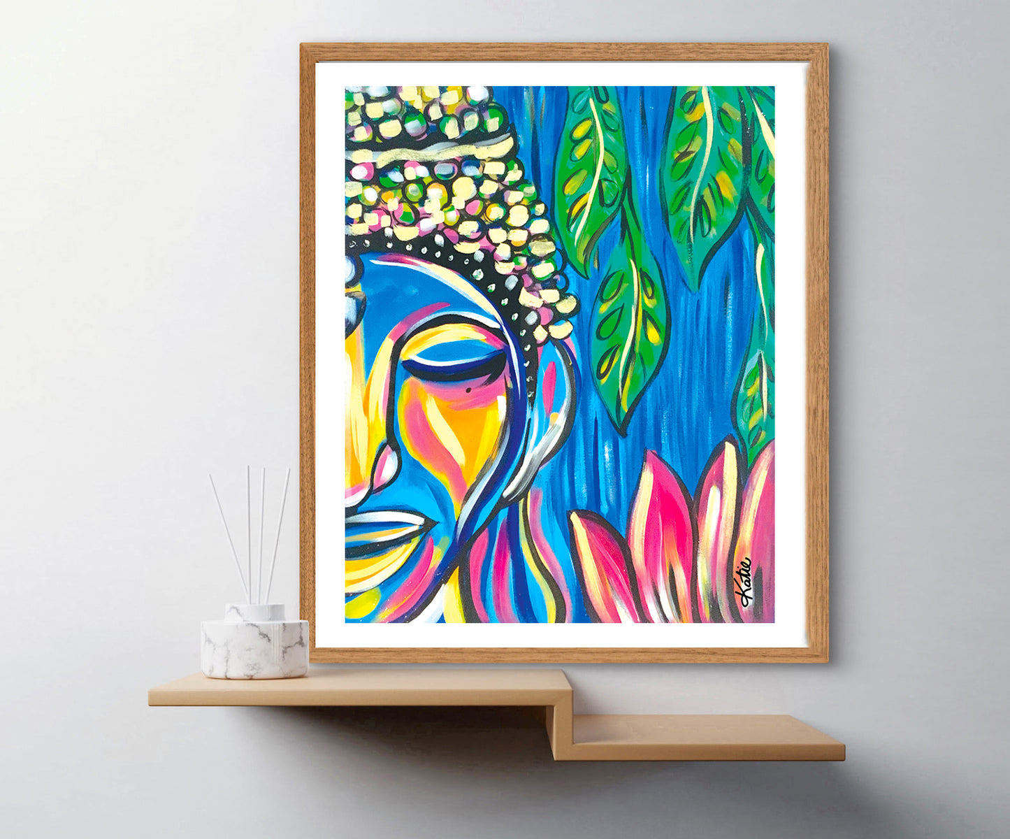 'Bhudda Bhudda' Paper Print