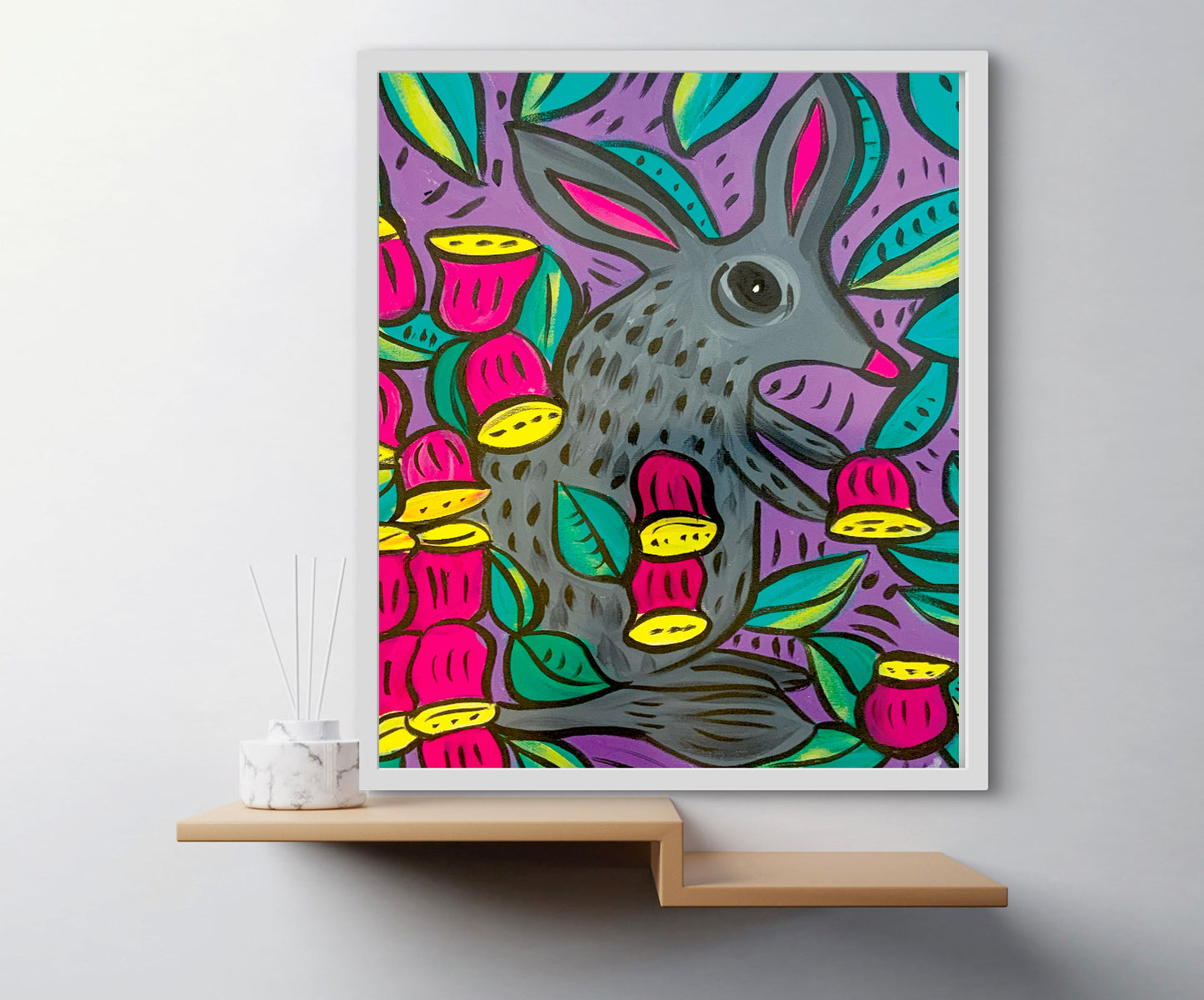 'Bilby Purple' Paper Print