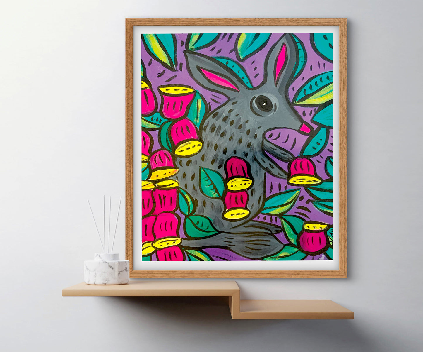 'Bilby Purple' Paper Print