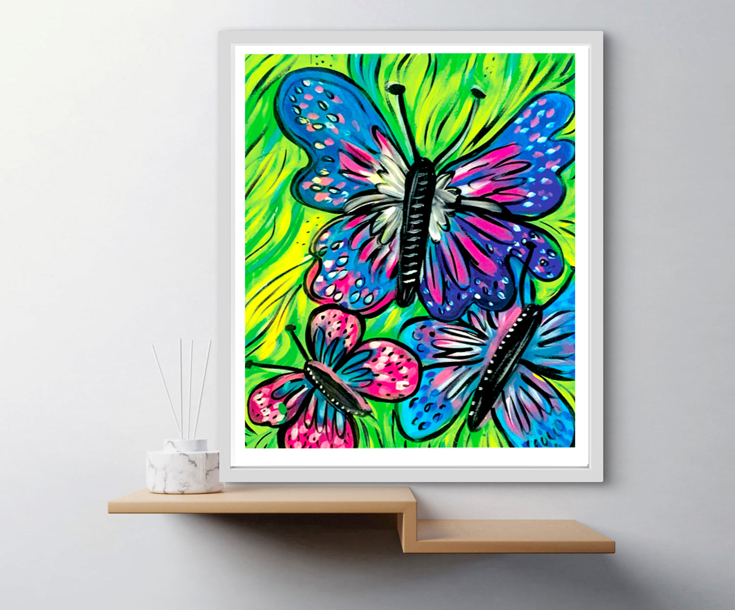 'Butterfly Love' Paper Print