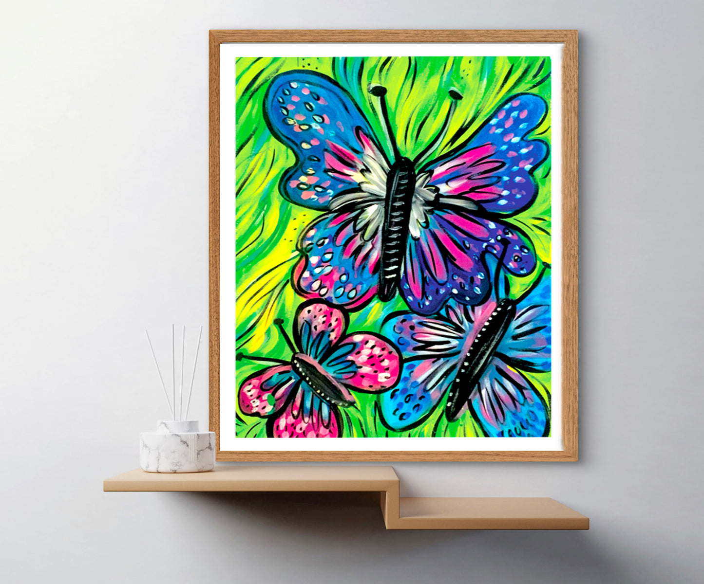 'Butterfly Love' Paper Print