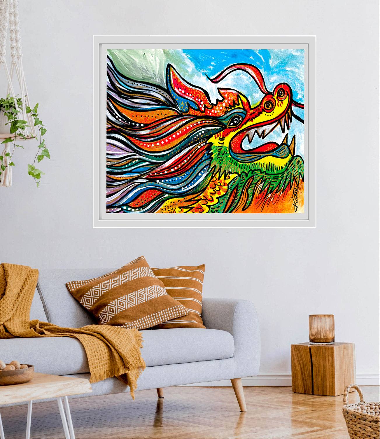 'Chinese Dragon' Paper Print