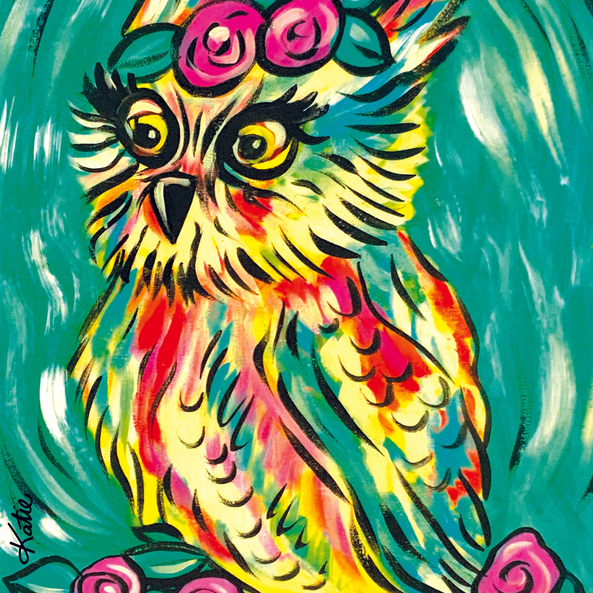 Coloured Owl