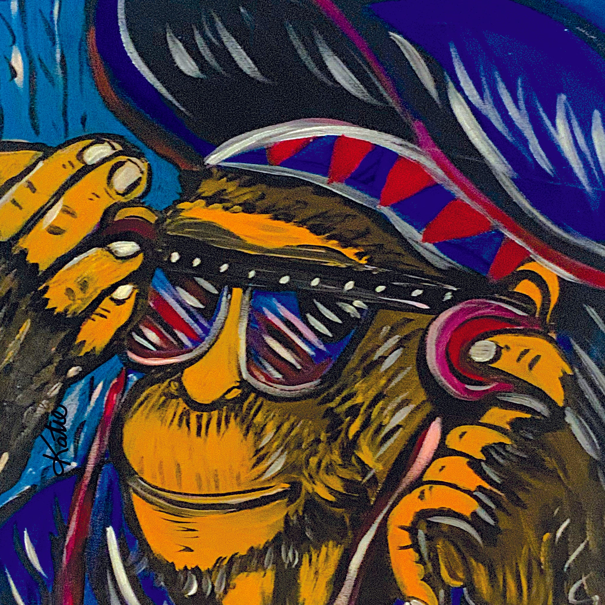 'Dance Monkey' Paper Print