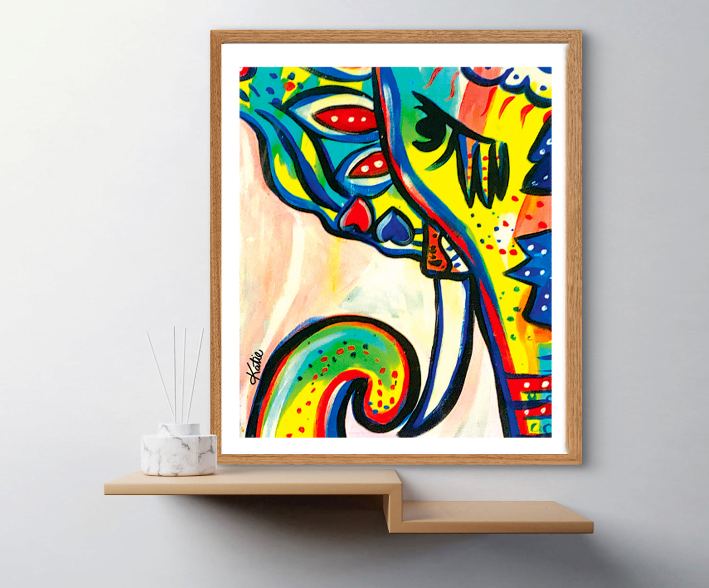 'Elephant' Paper Print
