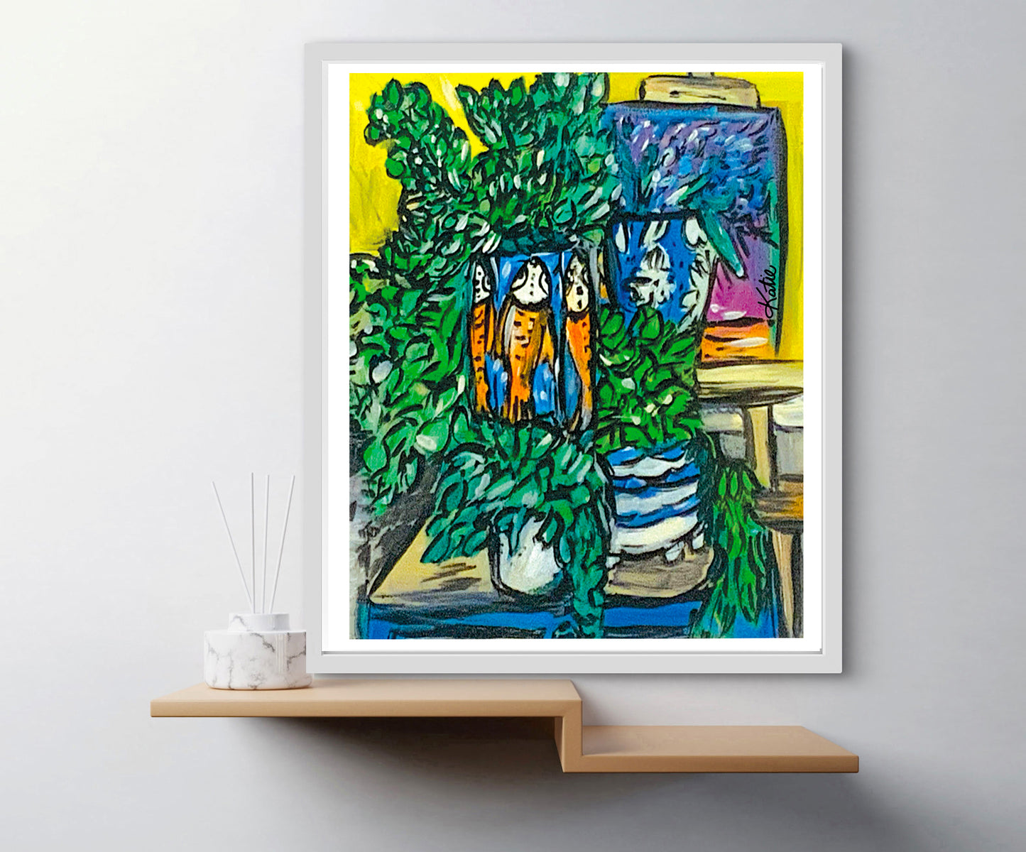 'Fish Still Life Portrait' Paper Print