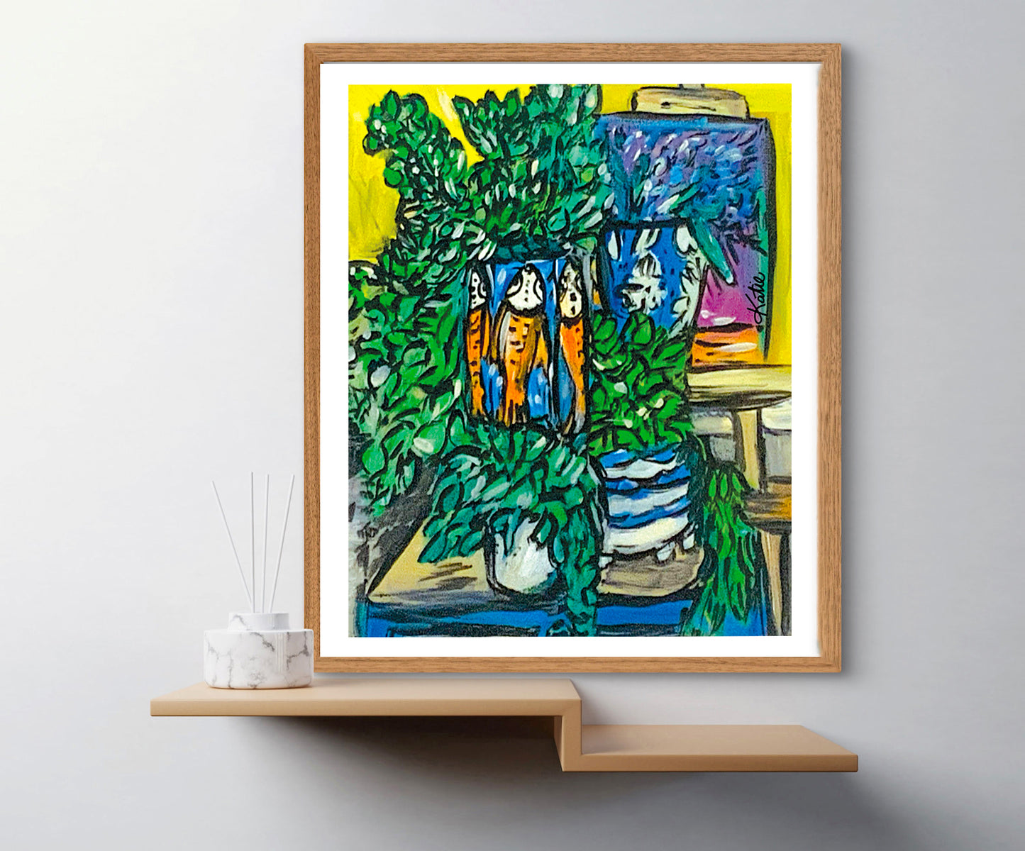 'Fish Still Life Portrait' Paper Print