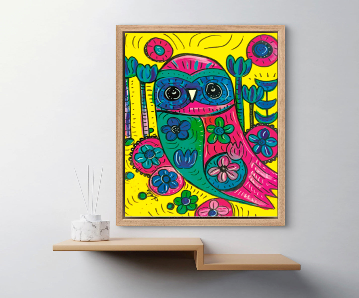 Floral Owl