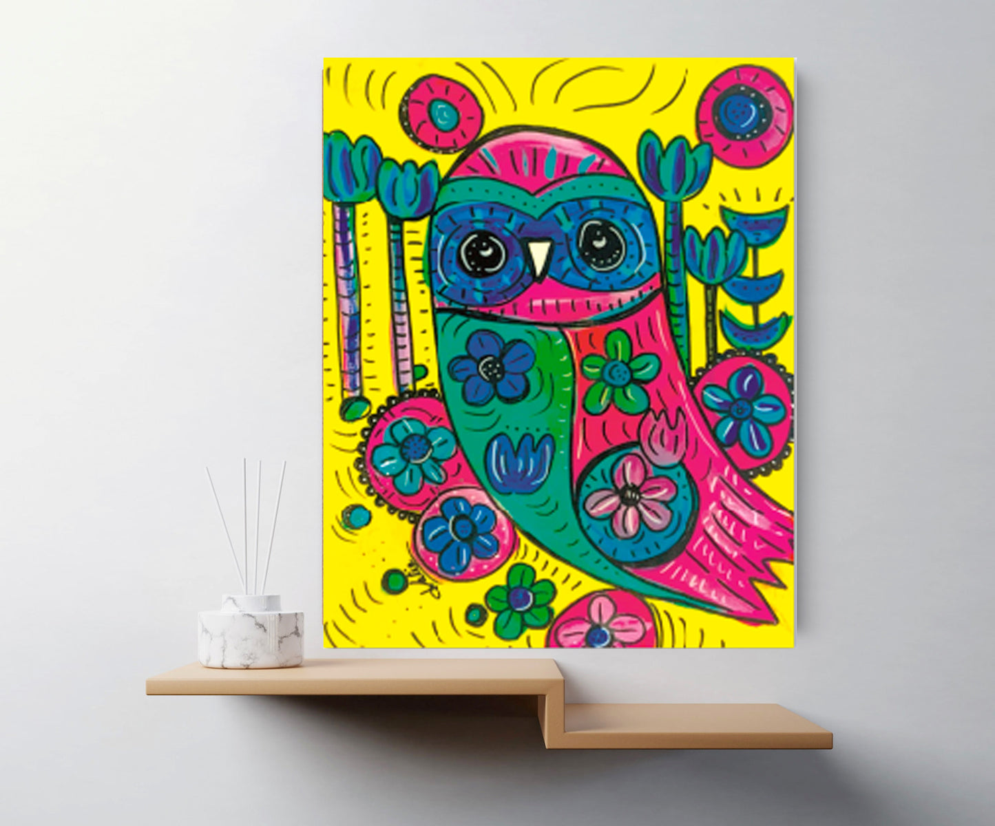 Floral Owl