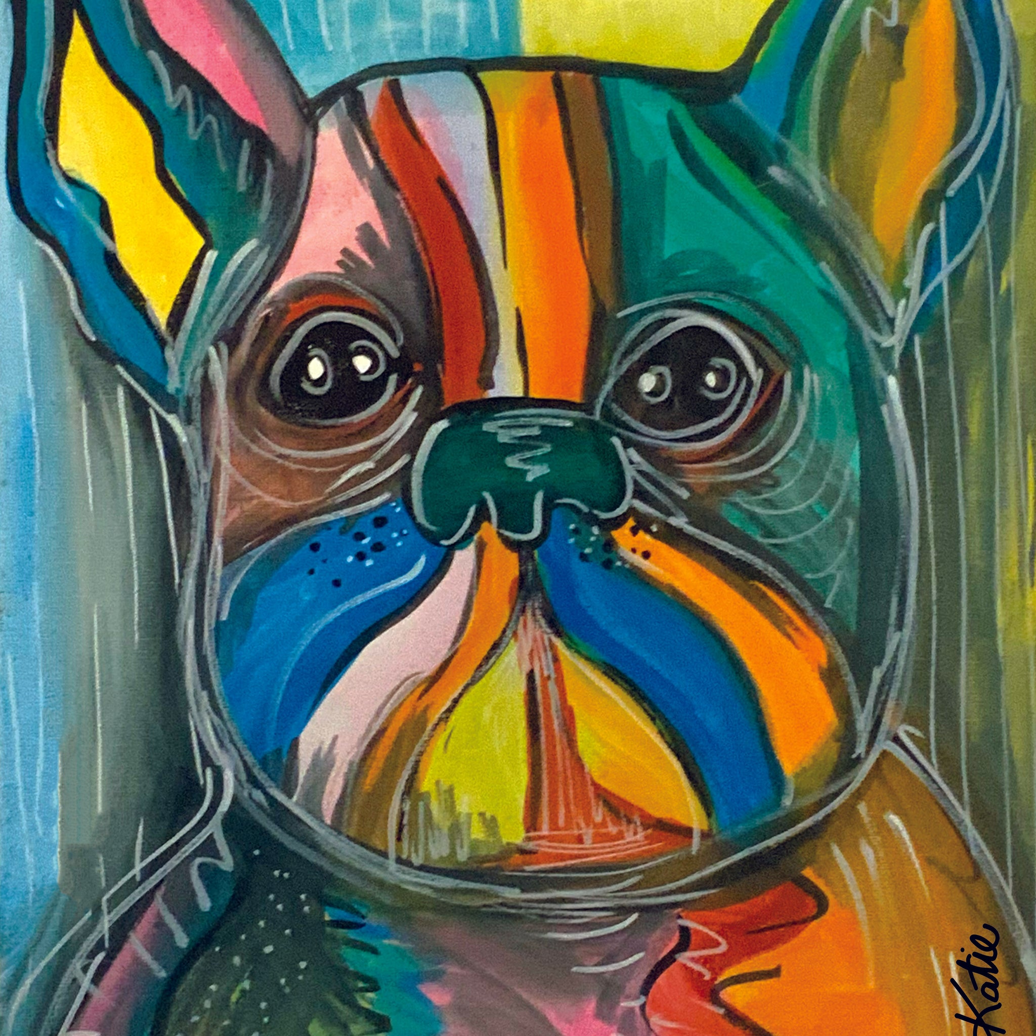 'French Bulldog' Paper Print