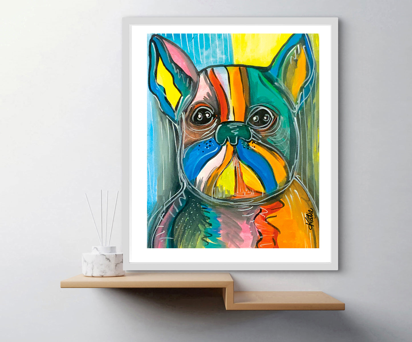 'French Bulldog' Paper Print