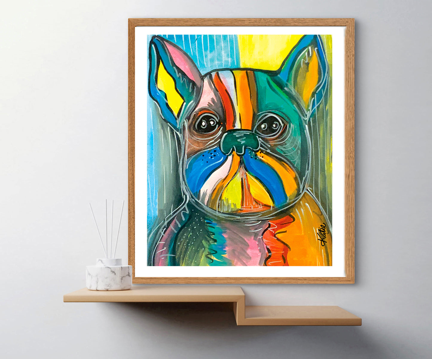 'French Bulldog' Paper Print