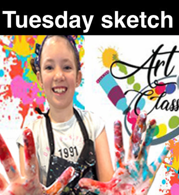 2026 Tuesday, After School Sketch Club 5-12 years / 10 weeks