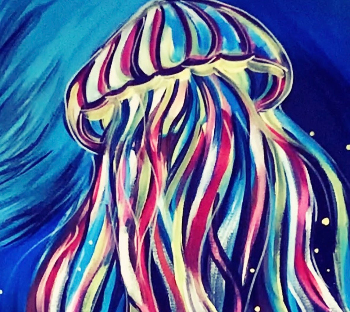 Jellyfish Acrylic Paint Workshop (July 1)