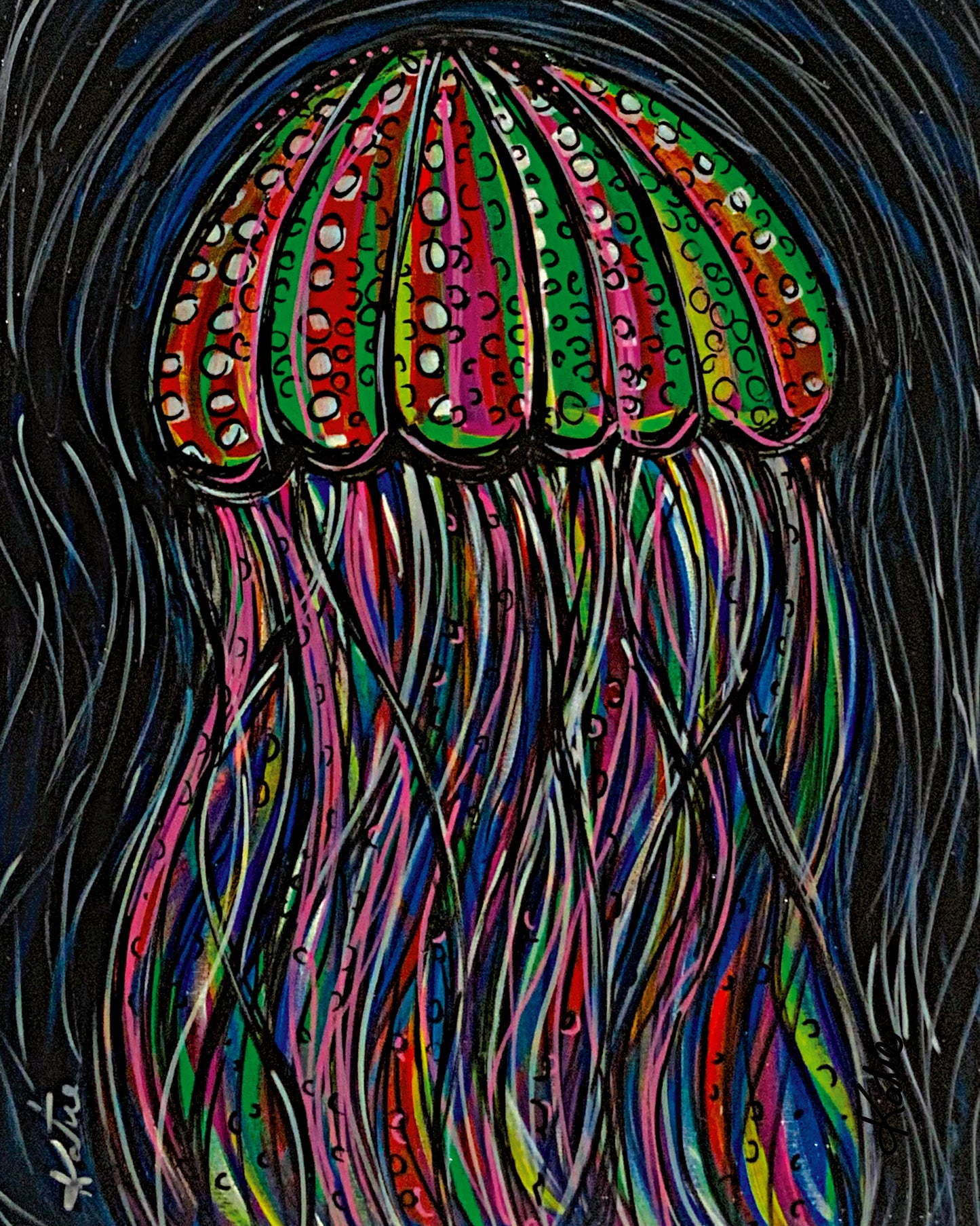 Jellyfish Posca Tribute