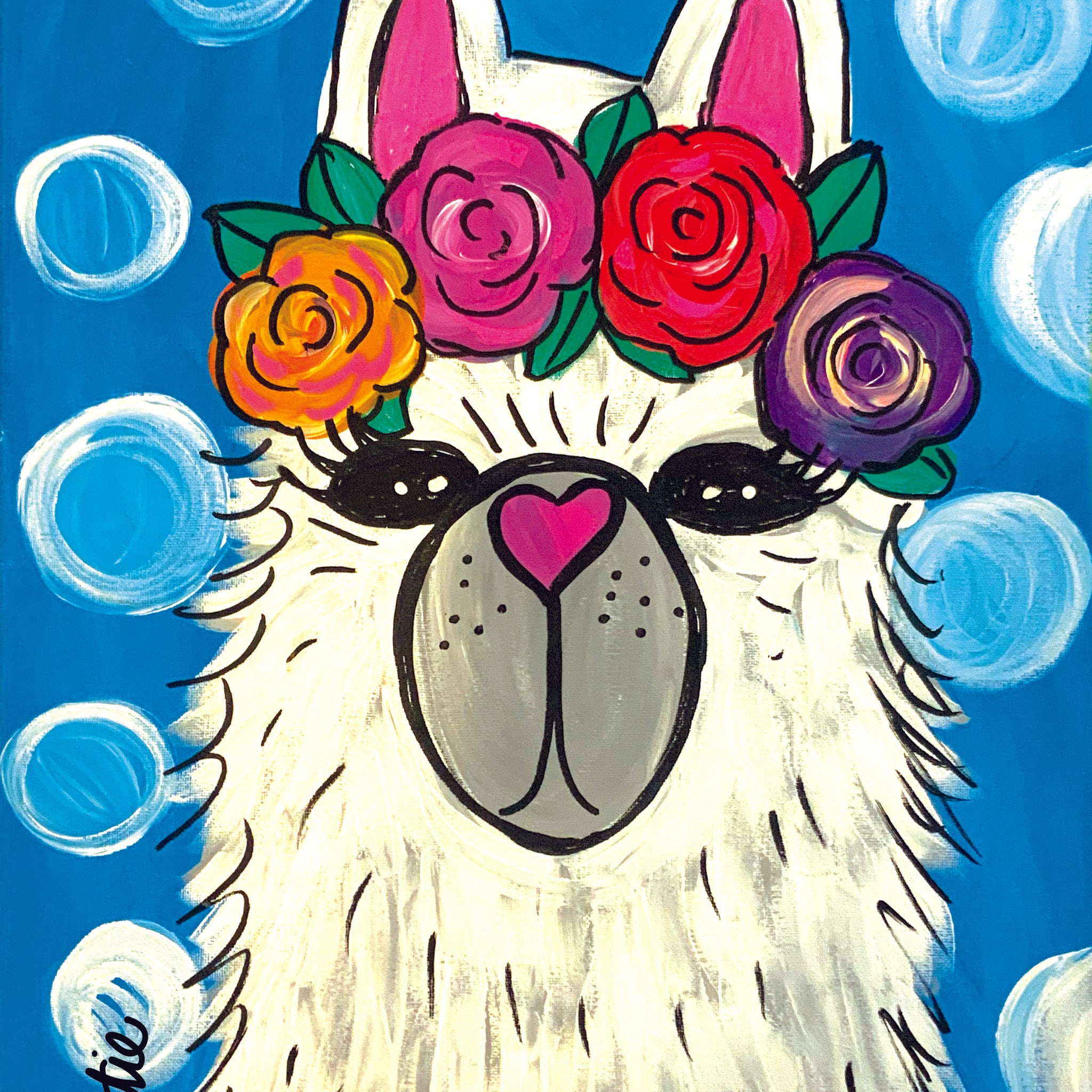 Llama Floral Crown