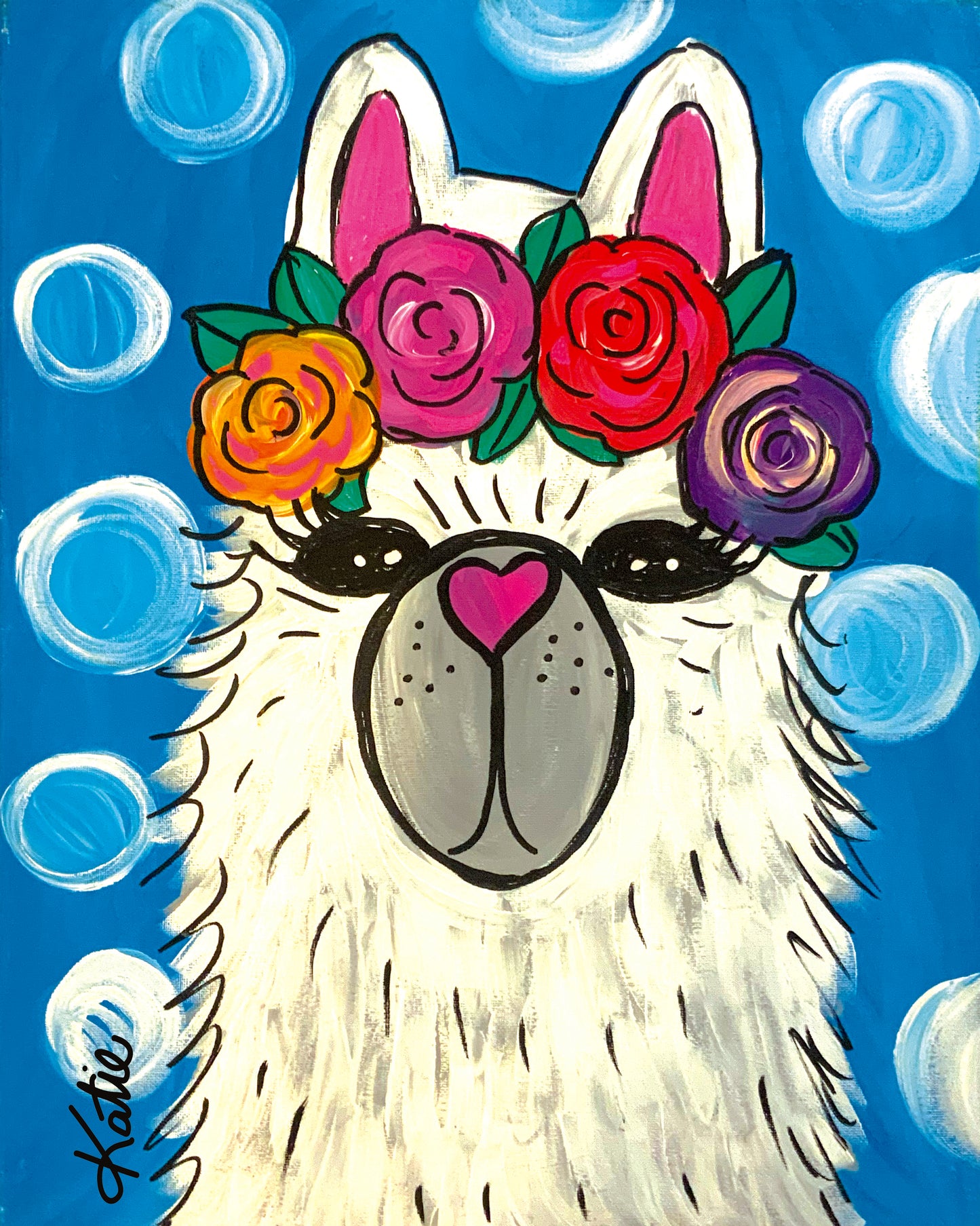 Llama Floral Crown