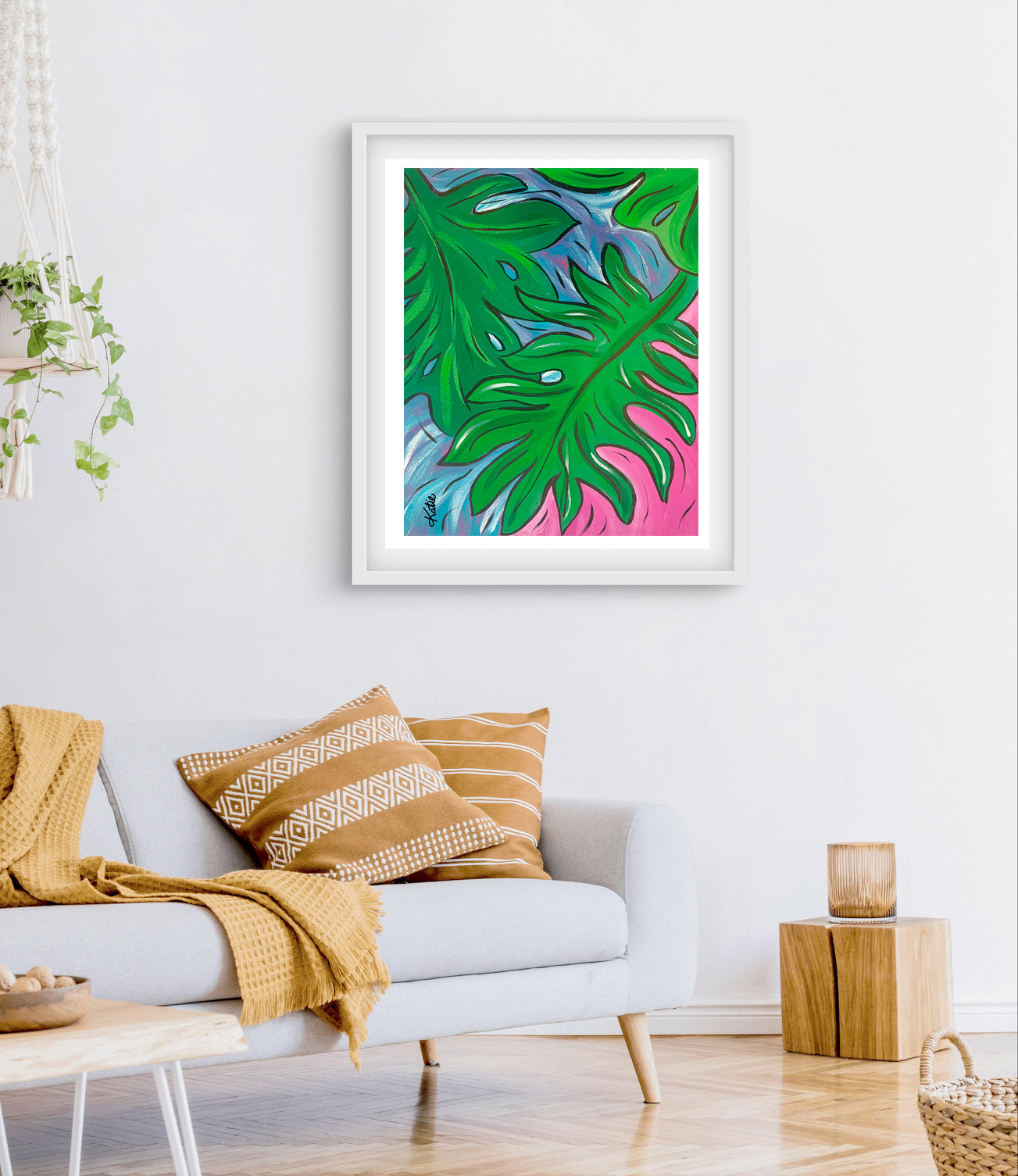 'Palm Leaves' Paper Print